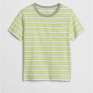 GAP| Kids Stripe Pocket Short Sleeve T-Shirt- Size 3T